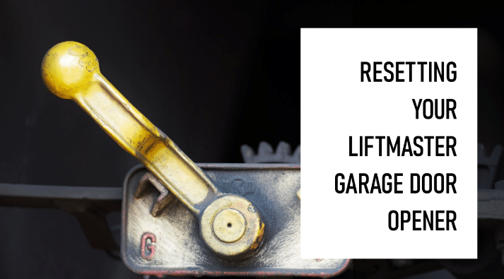 Reset LiftMaster Garage Door Opener