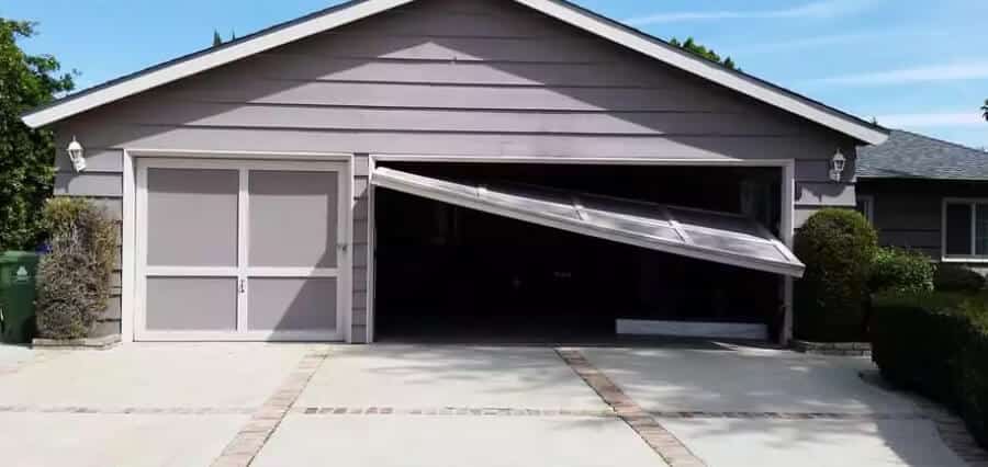 garage door randomly opens