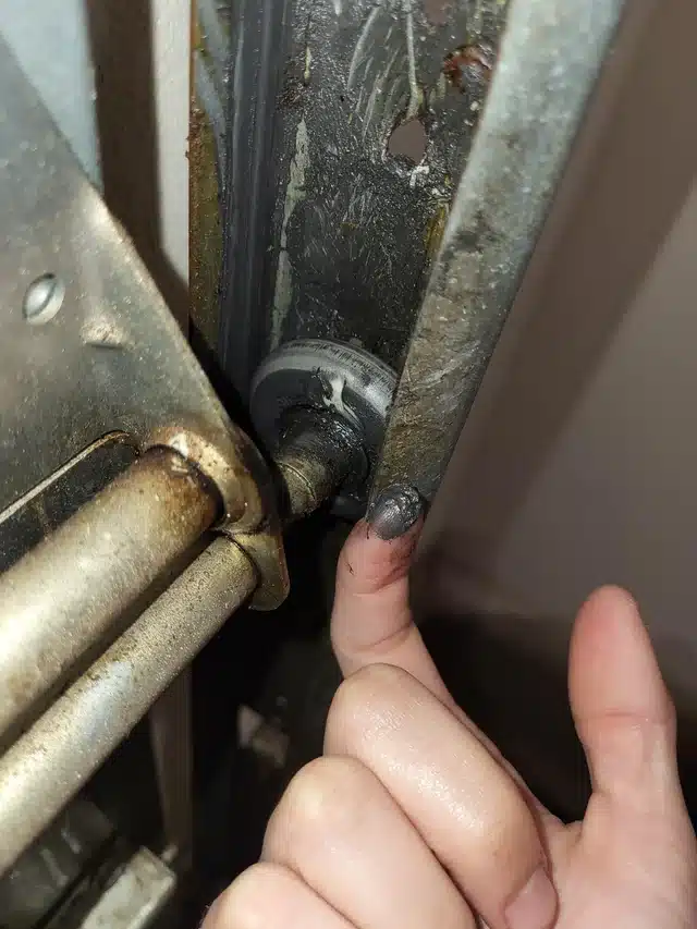 how to grease garage door