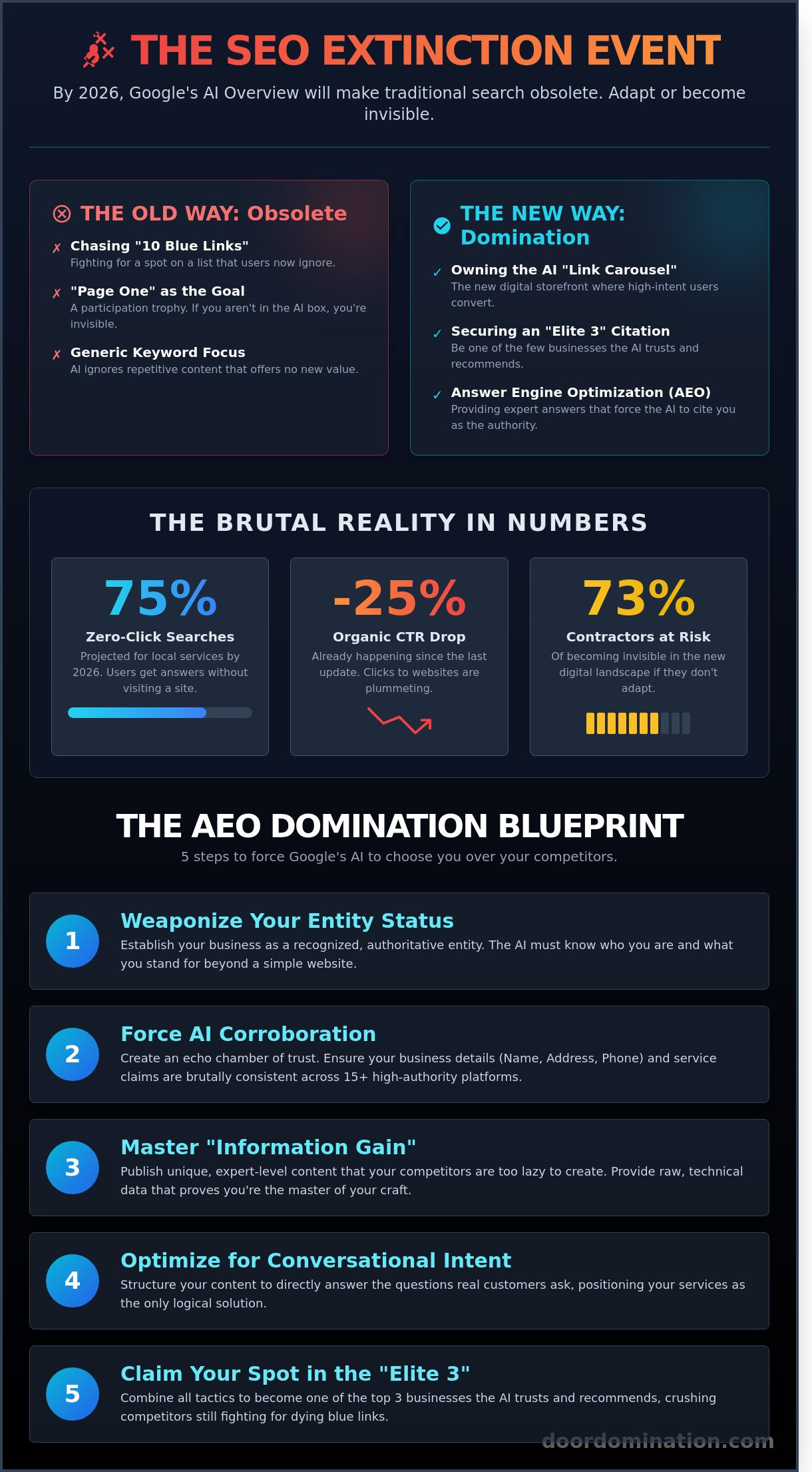 Will Google SGE Link to My Garage Door Website? The 2026 Domination Blueprint